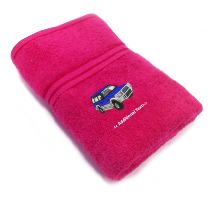 Personalised 4x4 Shogun Gift Towels Terry Cotton Towel